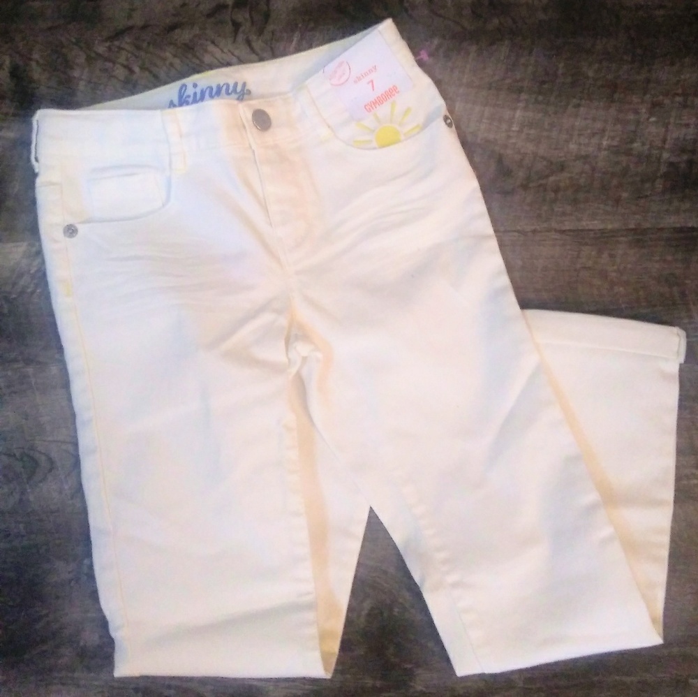 Girl's white Gymboree Jeans